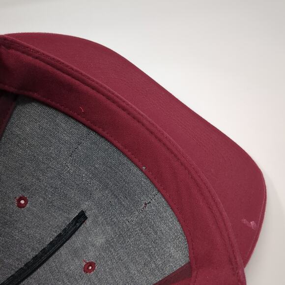 NRS 1972 Designed in Idaho USA Snapback Hat Red One Size Adjustable 6 Panel - Picture 9 of 10